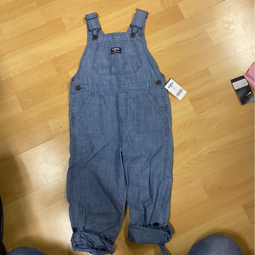 OshKosh B'gosh Blue Denim Overalls NWT
